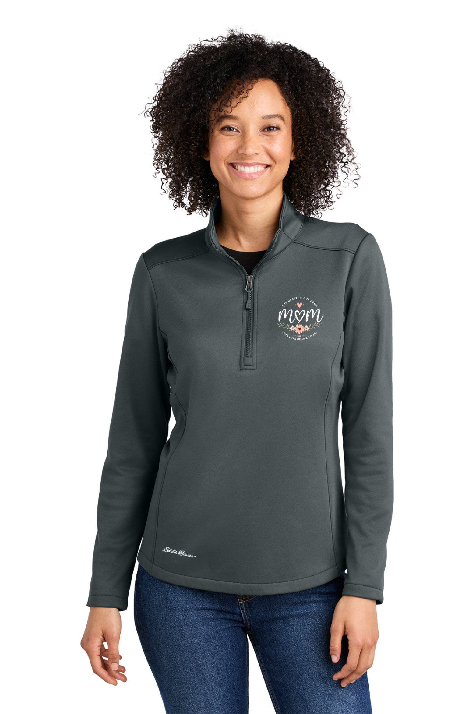 Eddie Bauer® Women’s Smooth Mid Layer Fleece 1/2-Zip (The heart of our home) color variation 7
