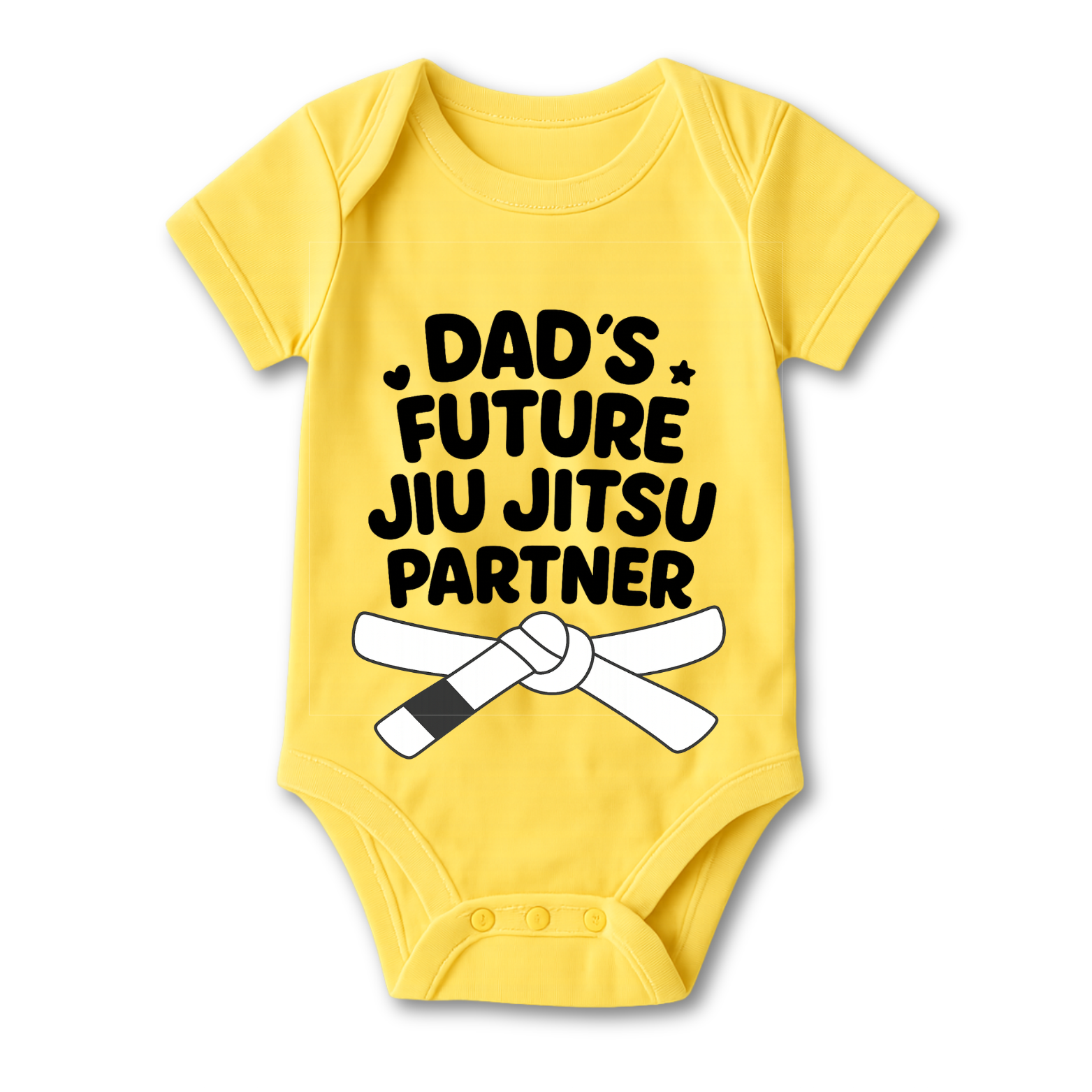 Dad's Future Jiu Jitsu Partner Baby Onesie color variation 6