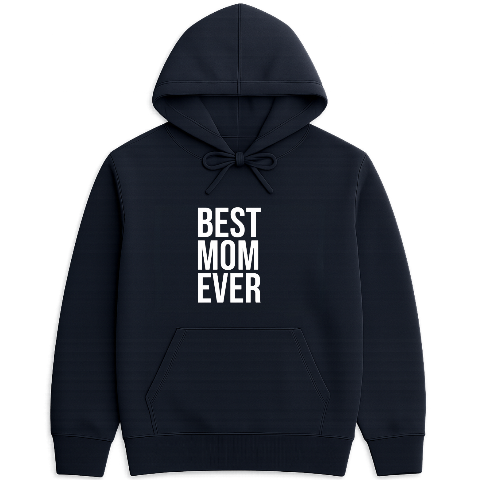 Best Mom Ever Hoodie - Navy mockup