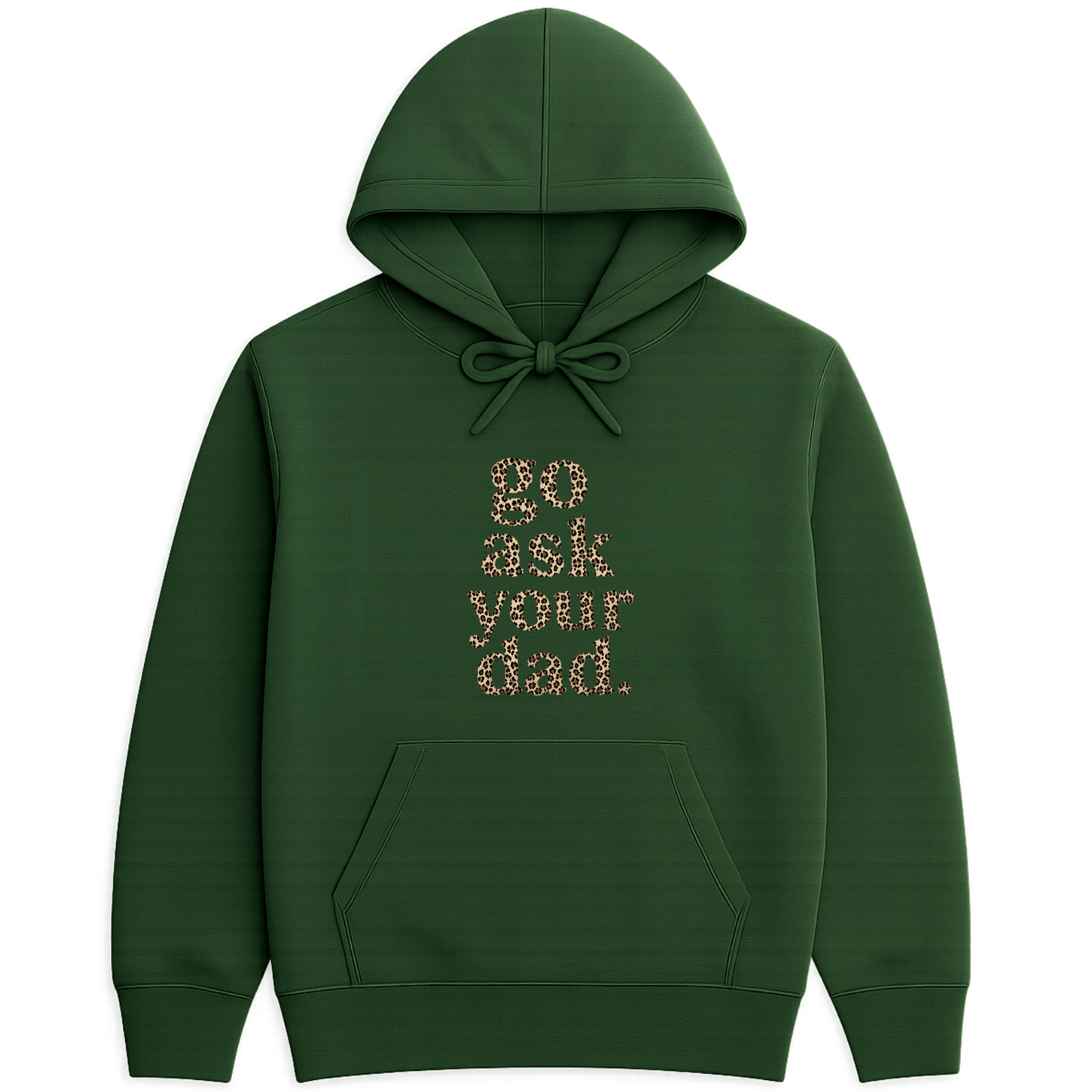 Go Ask Your Dad Hoodie - Navy mockup