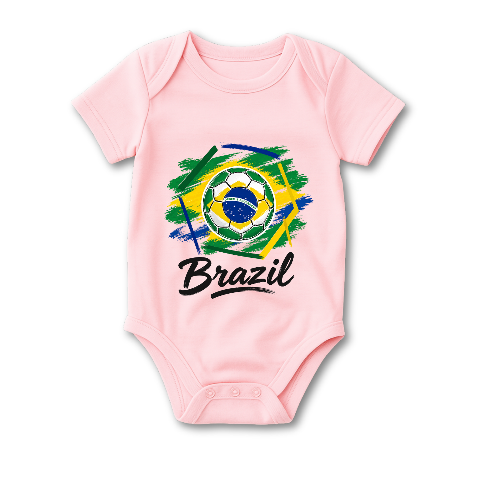 Brazil Football Baby Onesie color variation 6