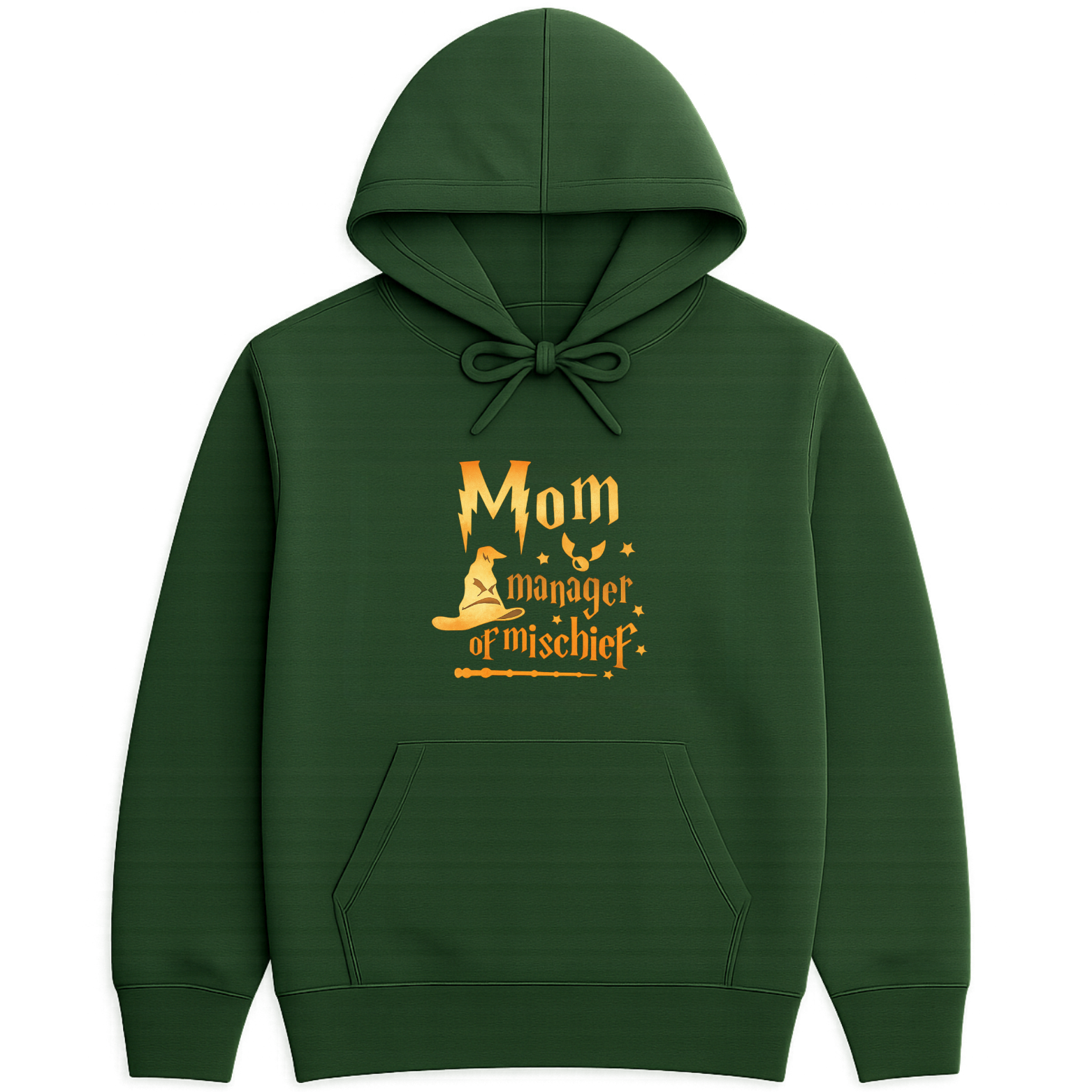 Mom Manager Of Mischief Hoodie - Navy mockup