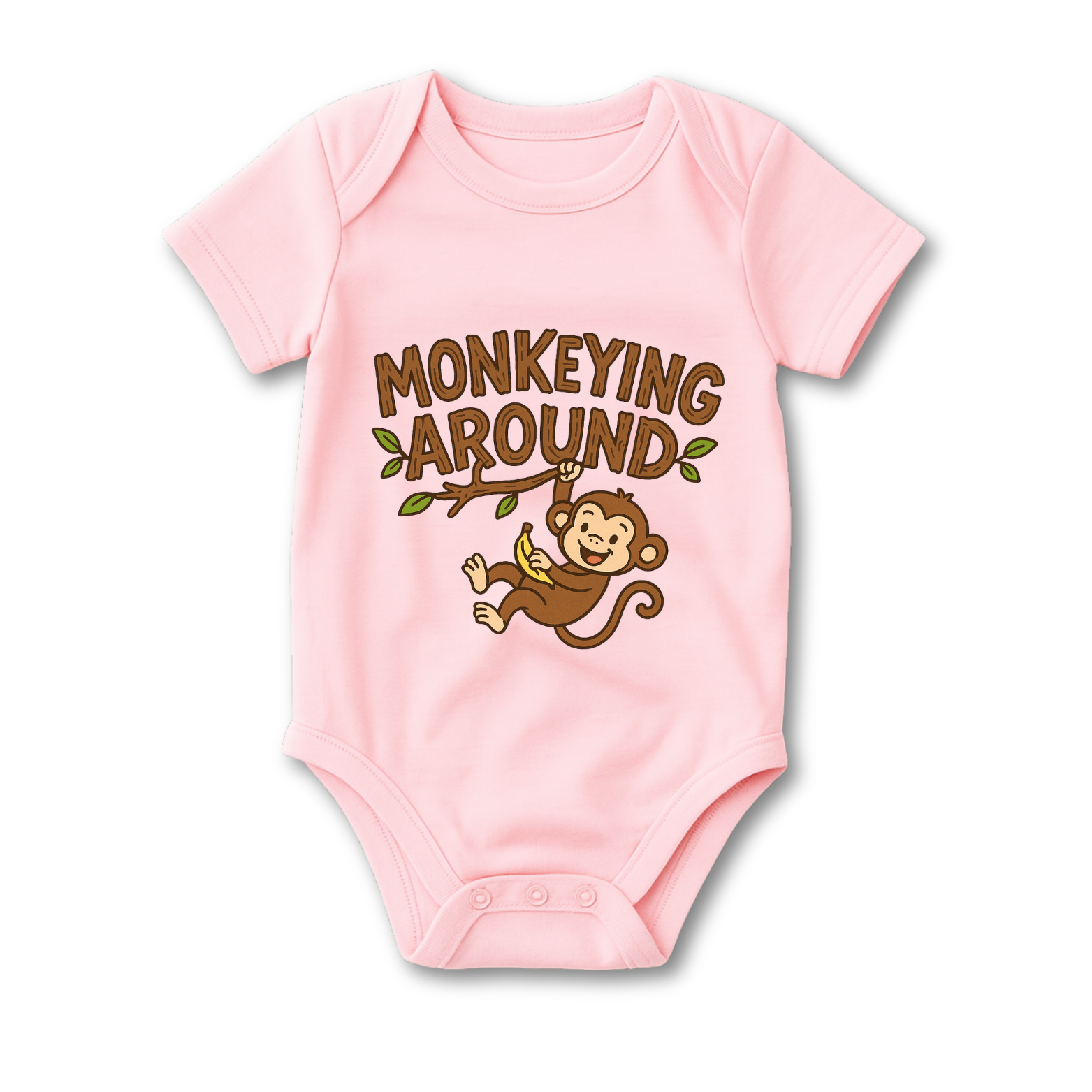 Monkeying Around Baby Onesie color variation 6
