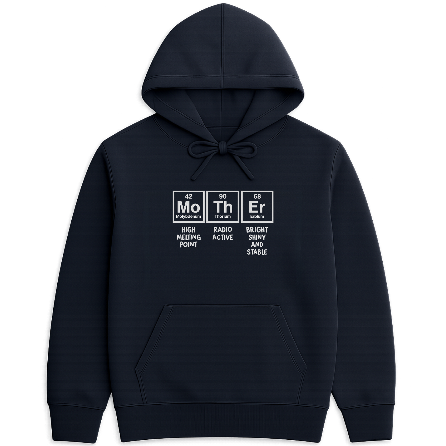 Mom Chemistry Hoodie - Navy mockup