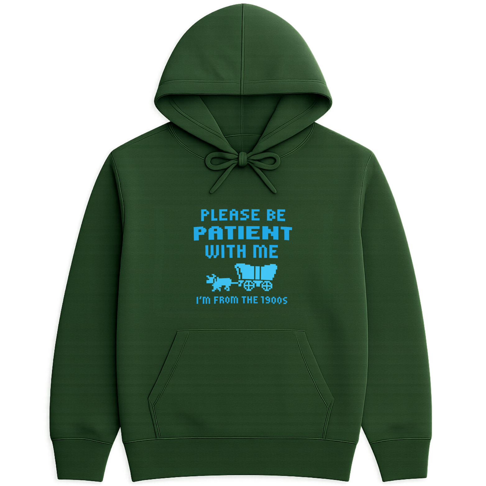 Please Be Patient I'm From The 1900s Hoodie - Navy mockup