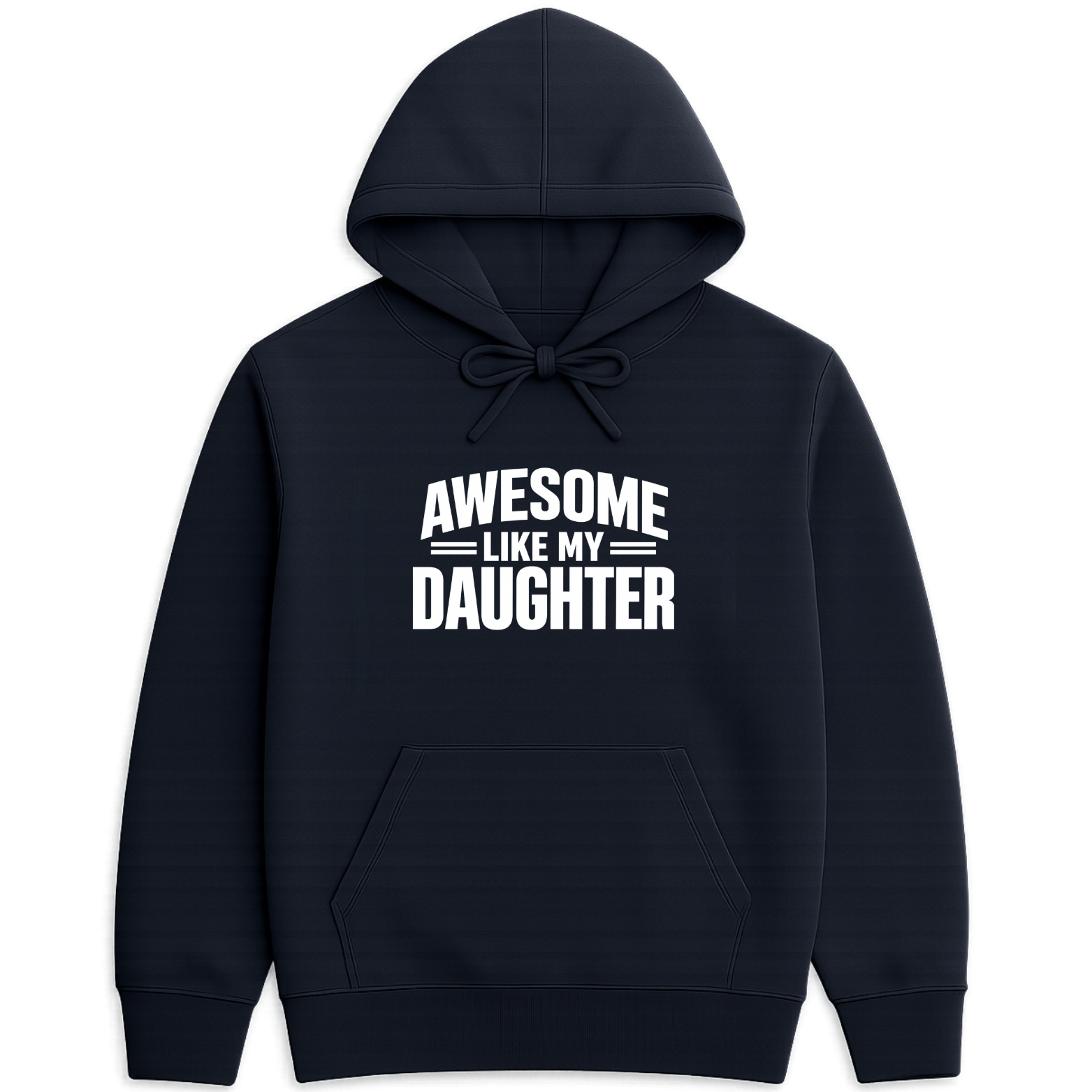 Awesome Like My Daughter Hoodie - Navy mockup