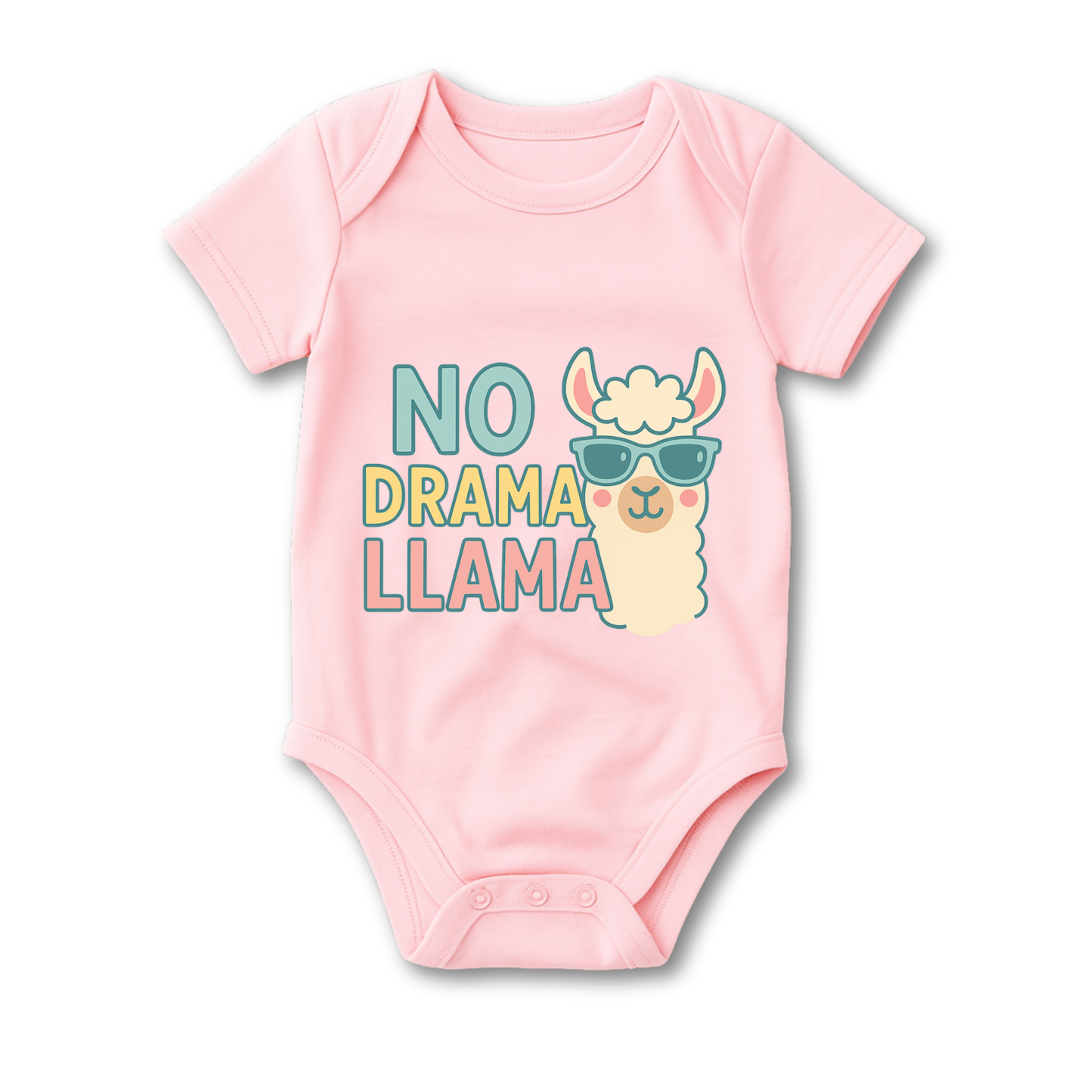 No Drama Llama Baby Onesie color variation 6