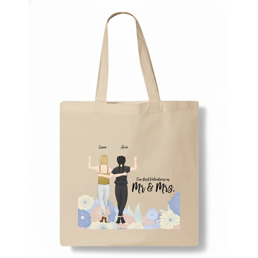 Our first valentines as partners Tote Bag hero product mockup