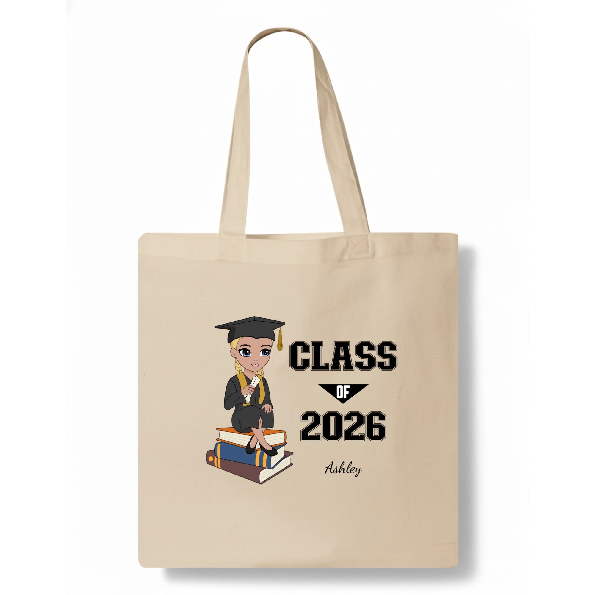 Class of 2026 Tote Bag hero product mockup