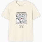 Home is wherever I'm with you Classic T-Shirt hero product mockup