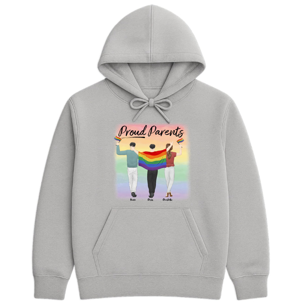 Proud parents Hoodie hero product mockup
