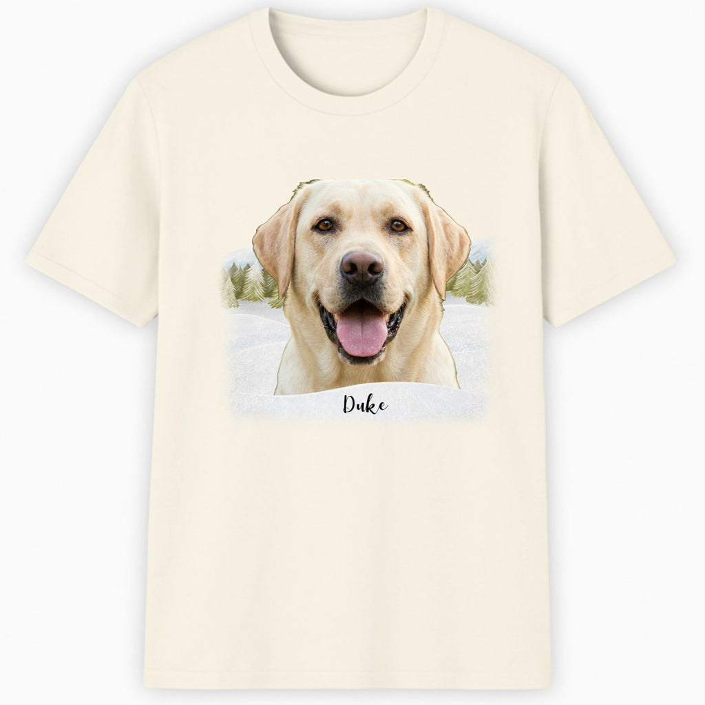 Christmas with my pet Classic T-Shirt hero product mockup