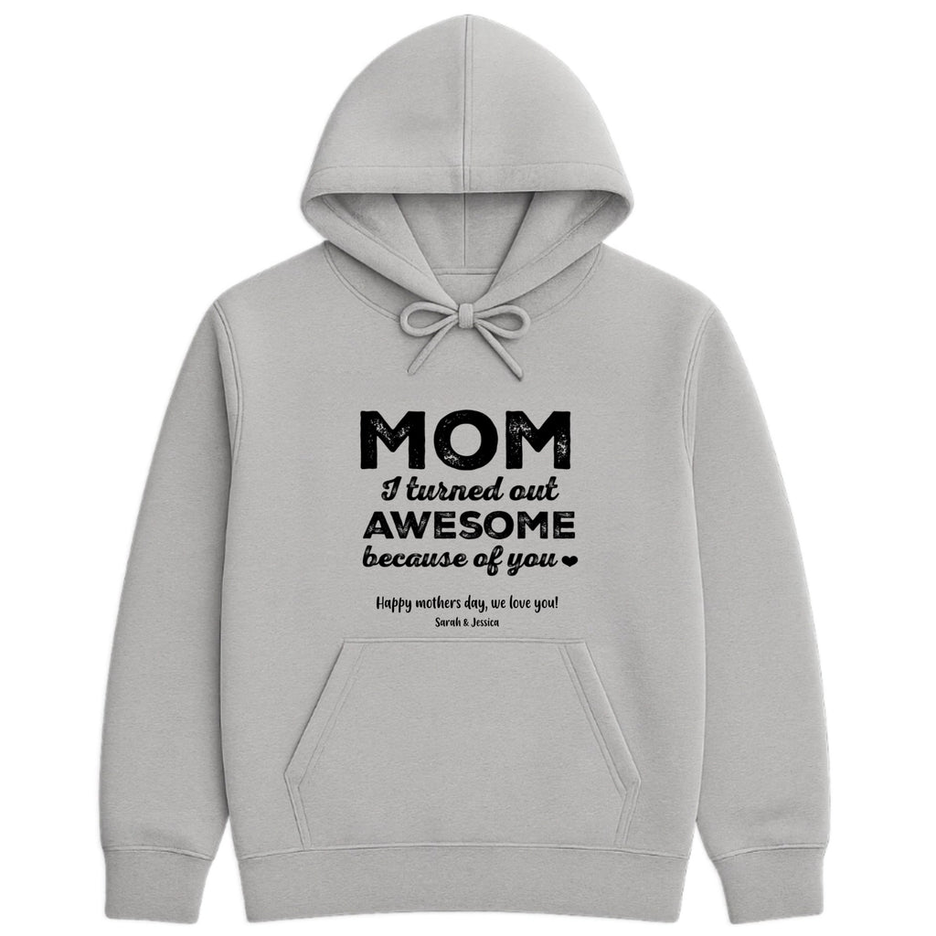 Mom, a title just above Queen Hoodie hero product mockup