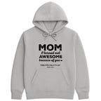 Mom, a title just above Queen Hoodie hero product mockup