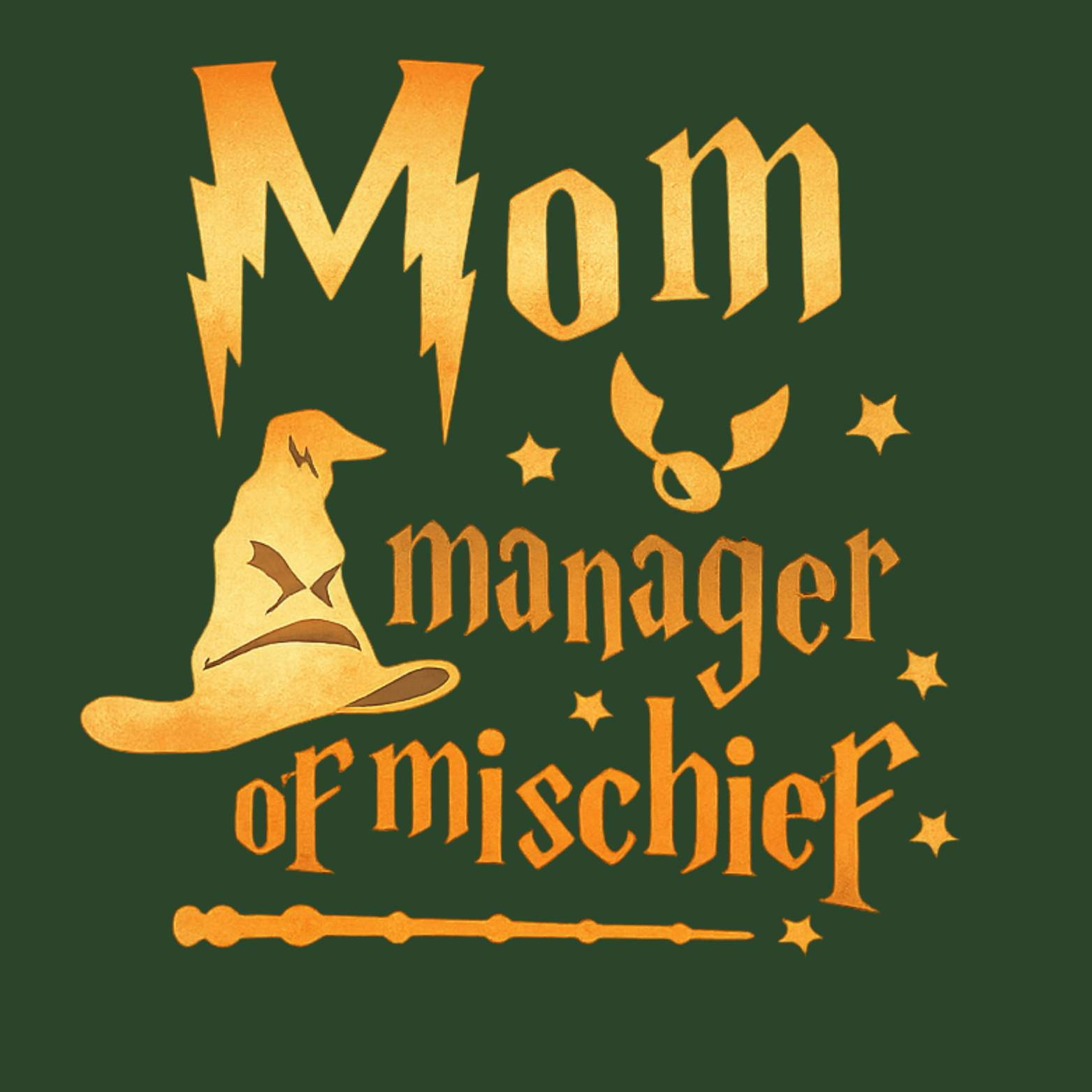 Mom Manager Of Mischief Hoodie - Navy design preview