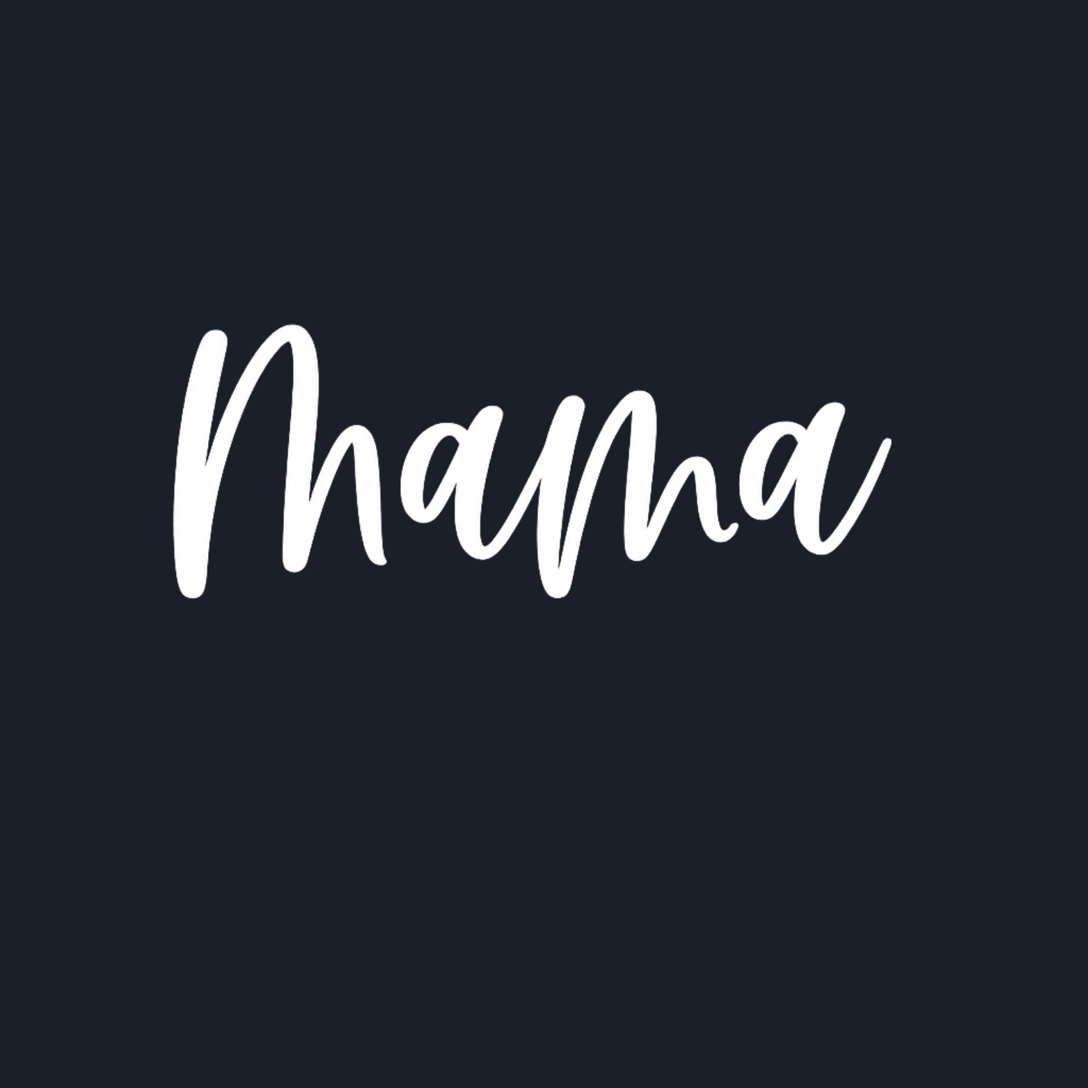 MAMA Hoodie - Navy design preview