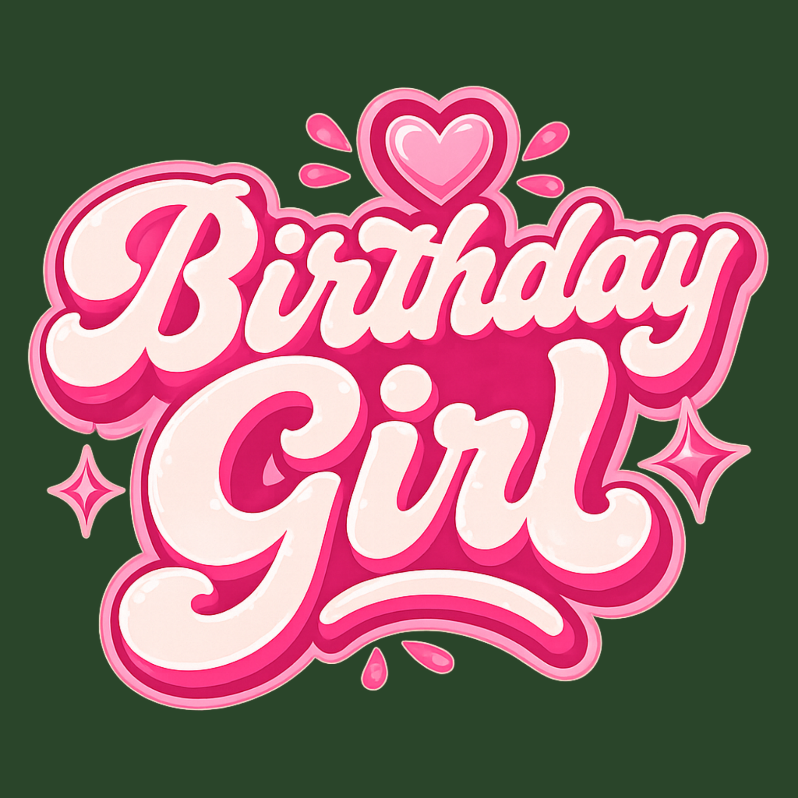Birthday Girl Hoodie - Navy design preview