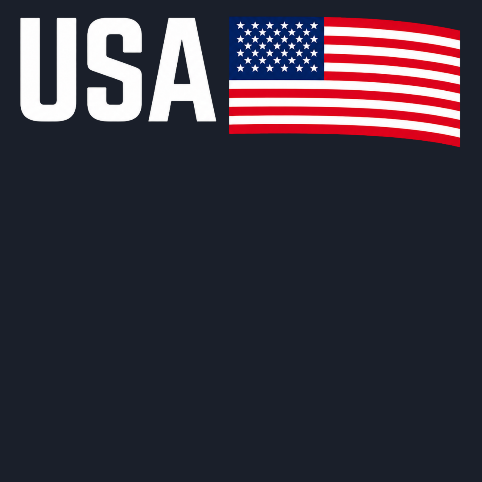 USA Hoodie - Navy design preview