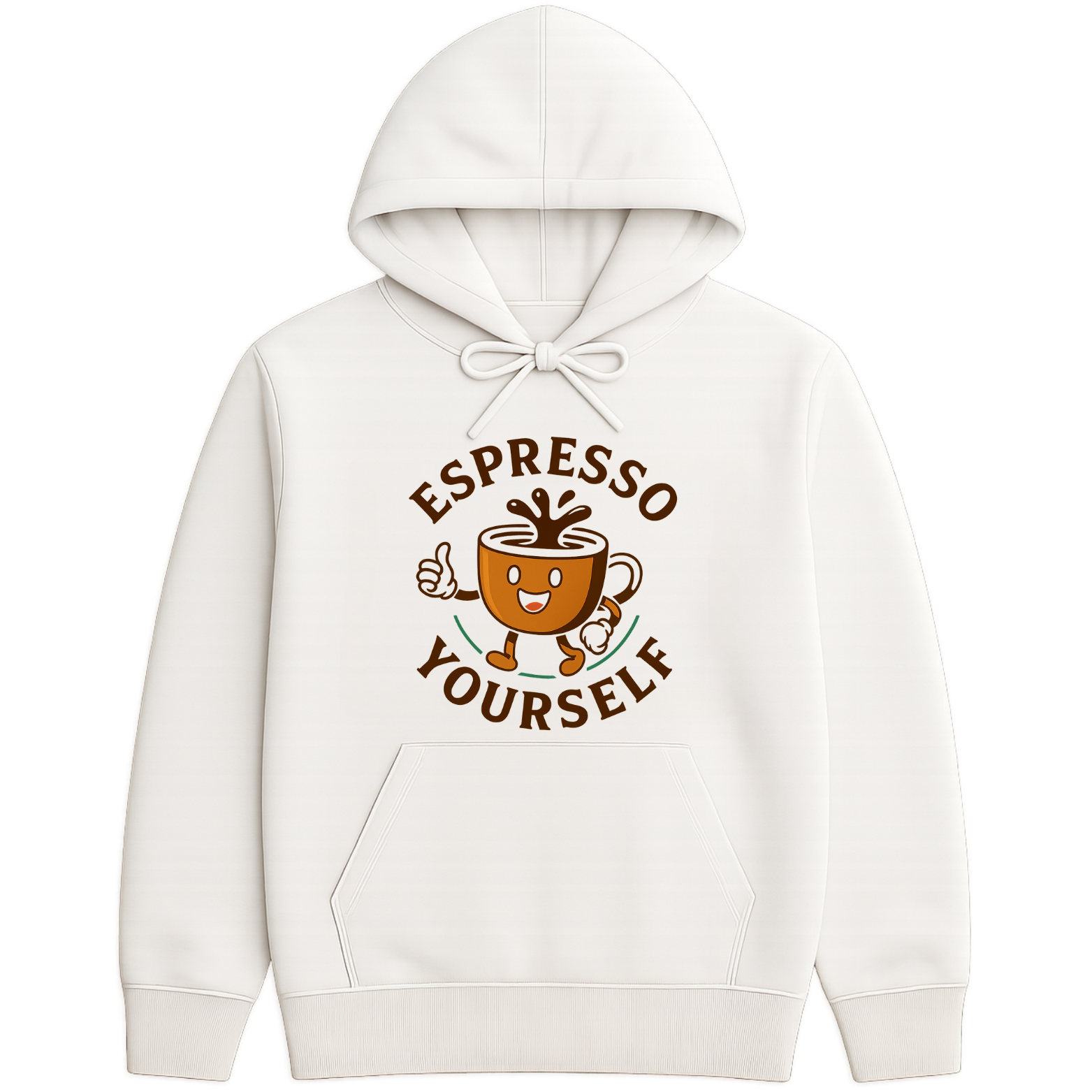 Espresso Yourself Hoodie - White