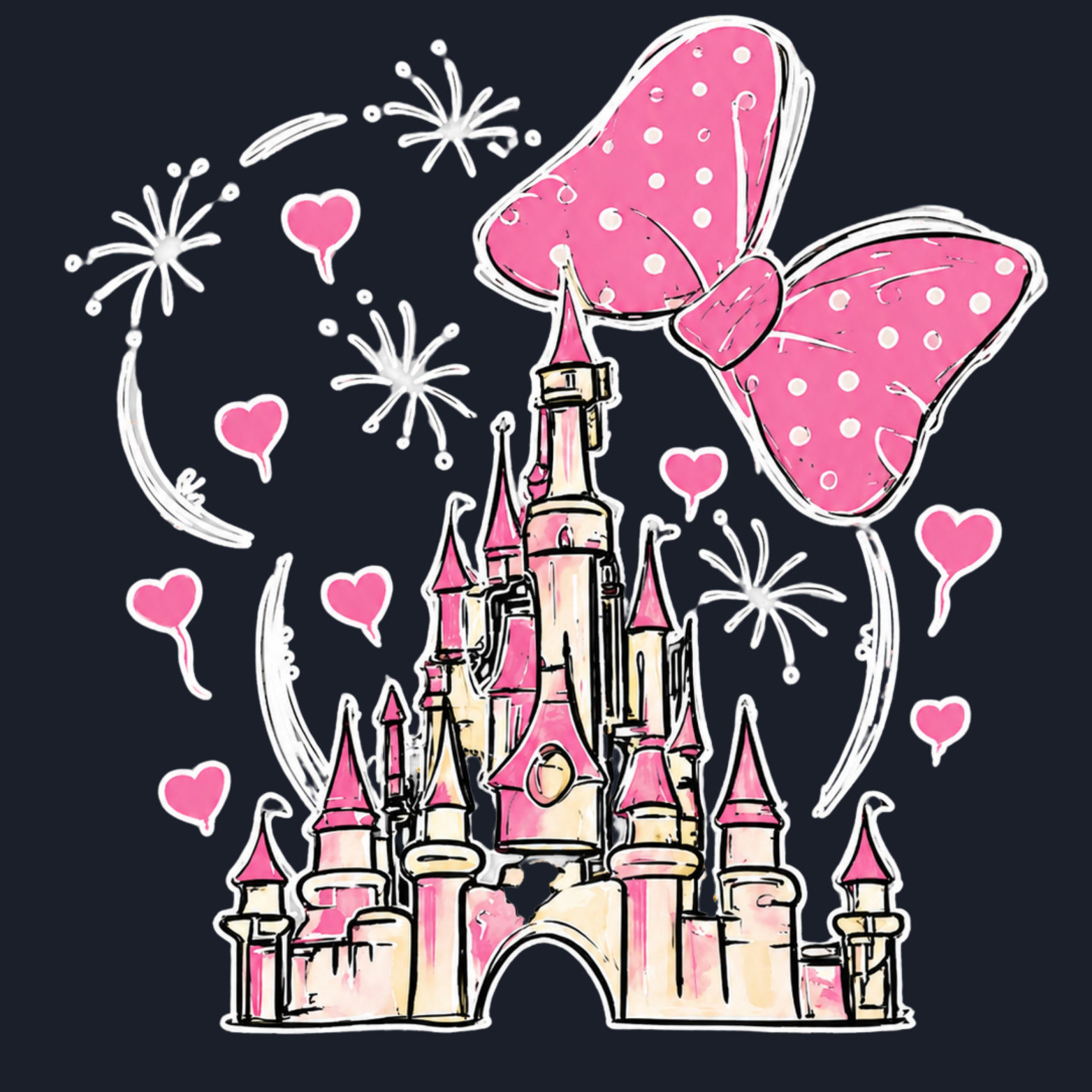 Magical Hoodie - Navy design preview