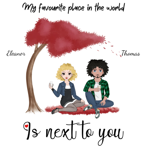 My favourite place in the world is next to you Classic T-Shirt color variation 1
