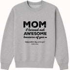 Mom, a title just above Queen Sweatshirt hero product mockup