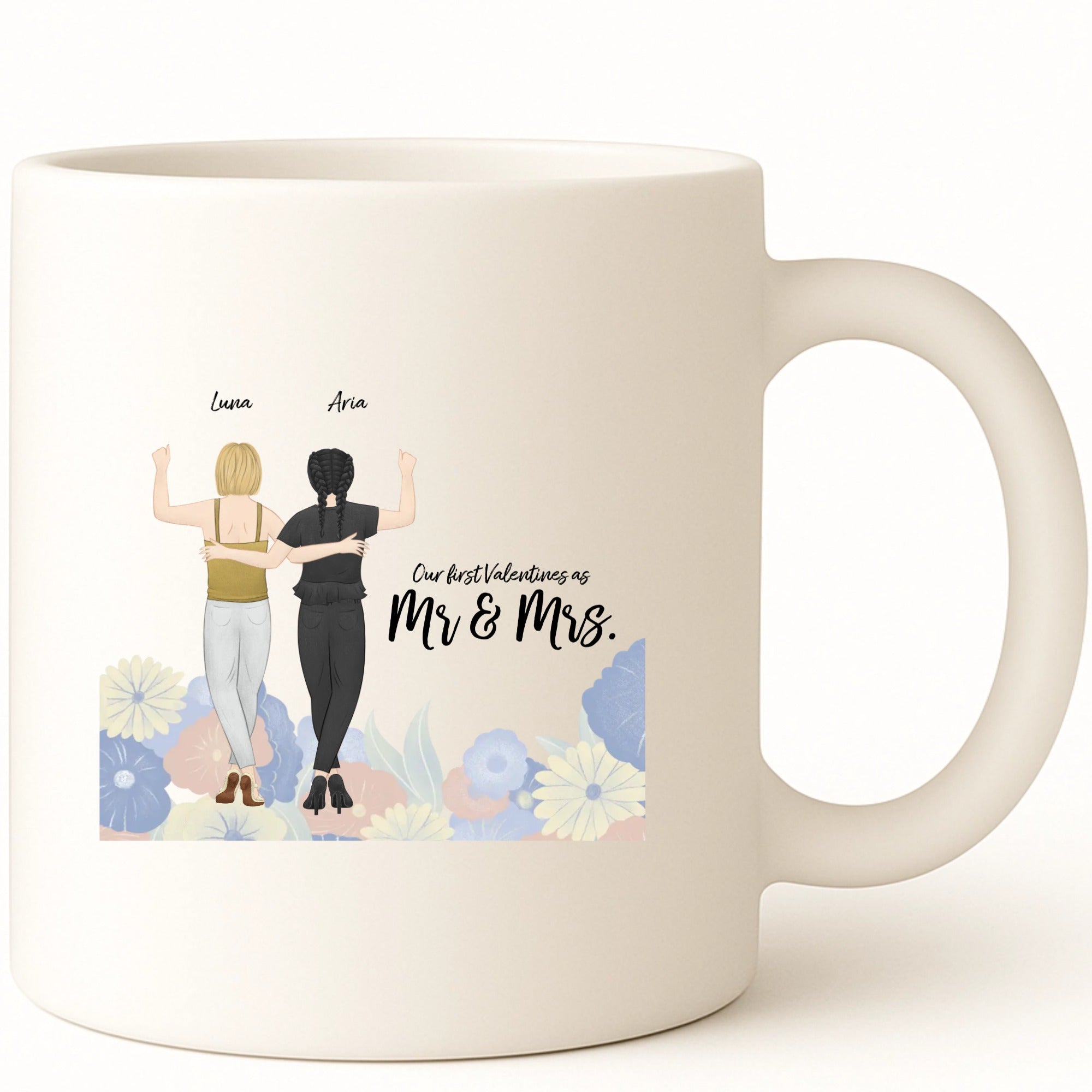 Our first valentines as partners Coffee Mug hero product mockup