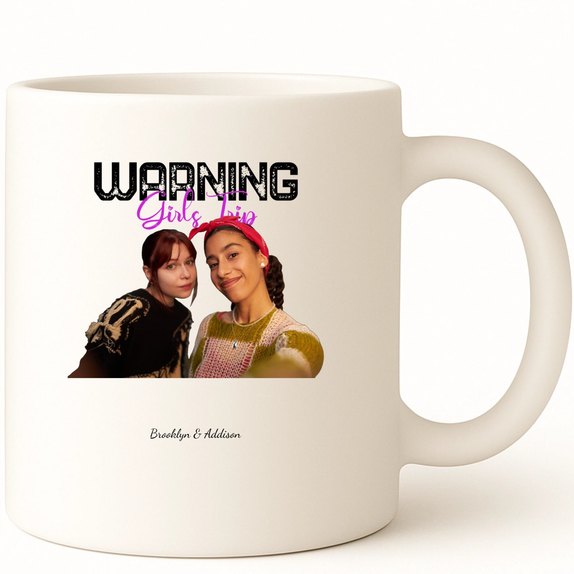 Warning Girl Trip in Progress Coffee Mug