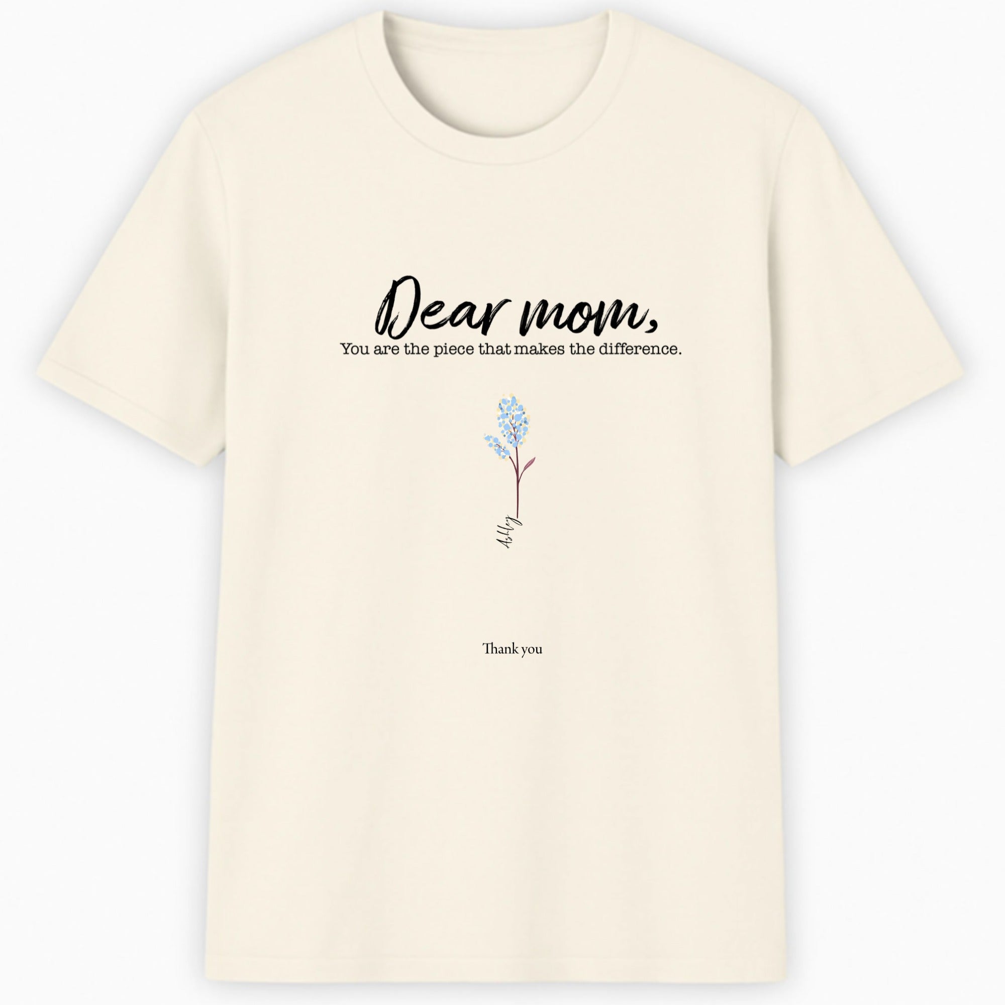 Dear mom... Classic T-Shirt hero product mockup