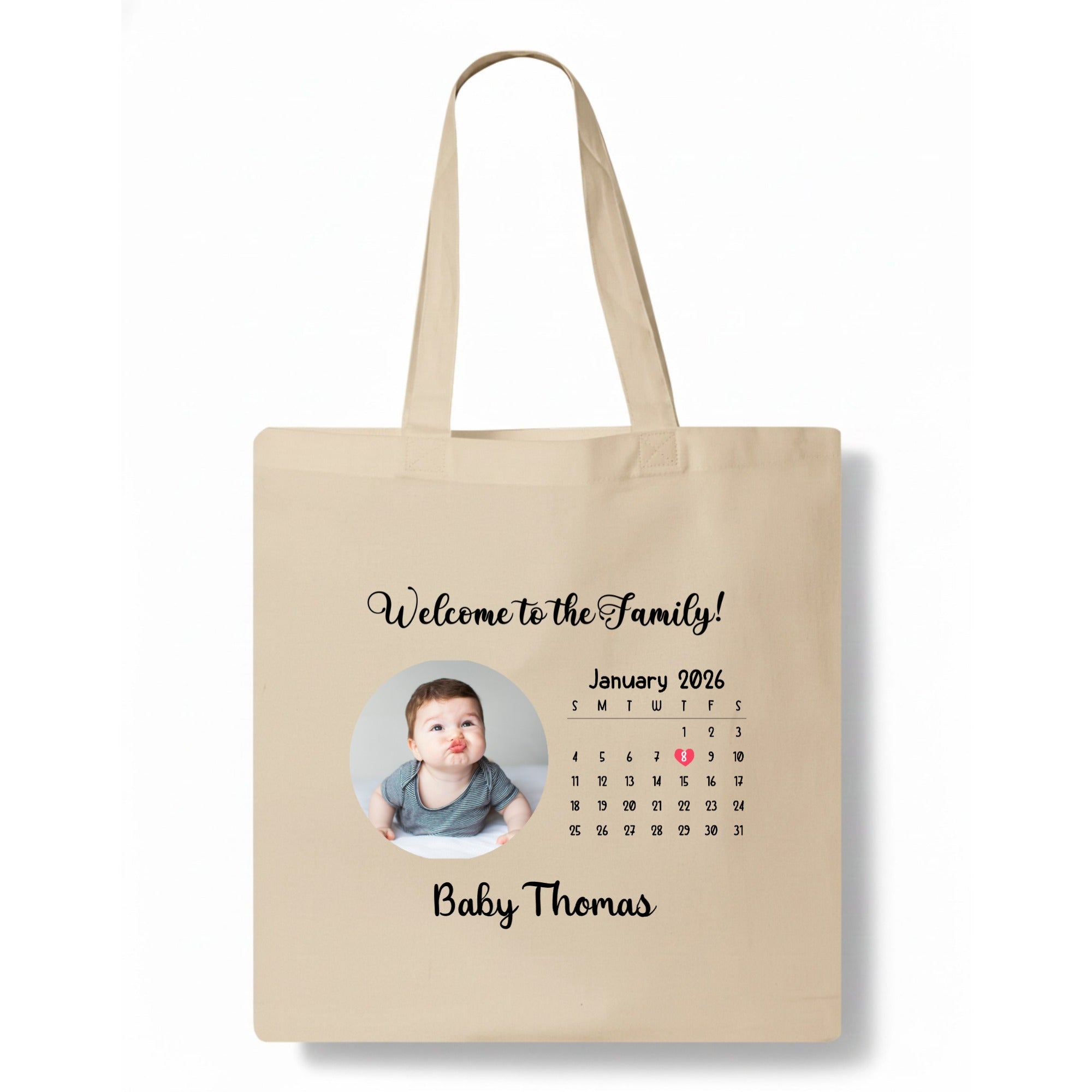 Welcome to the Family! Tote Bag hero product mockup