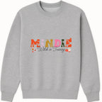 Spooky Cute Name Sweatshirt hero product mockup