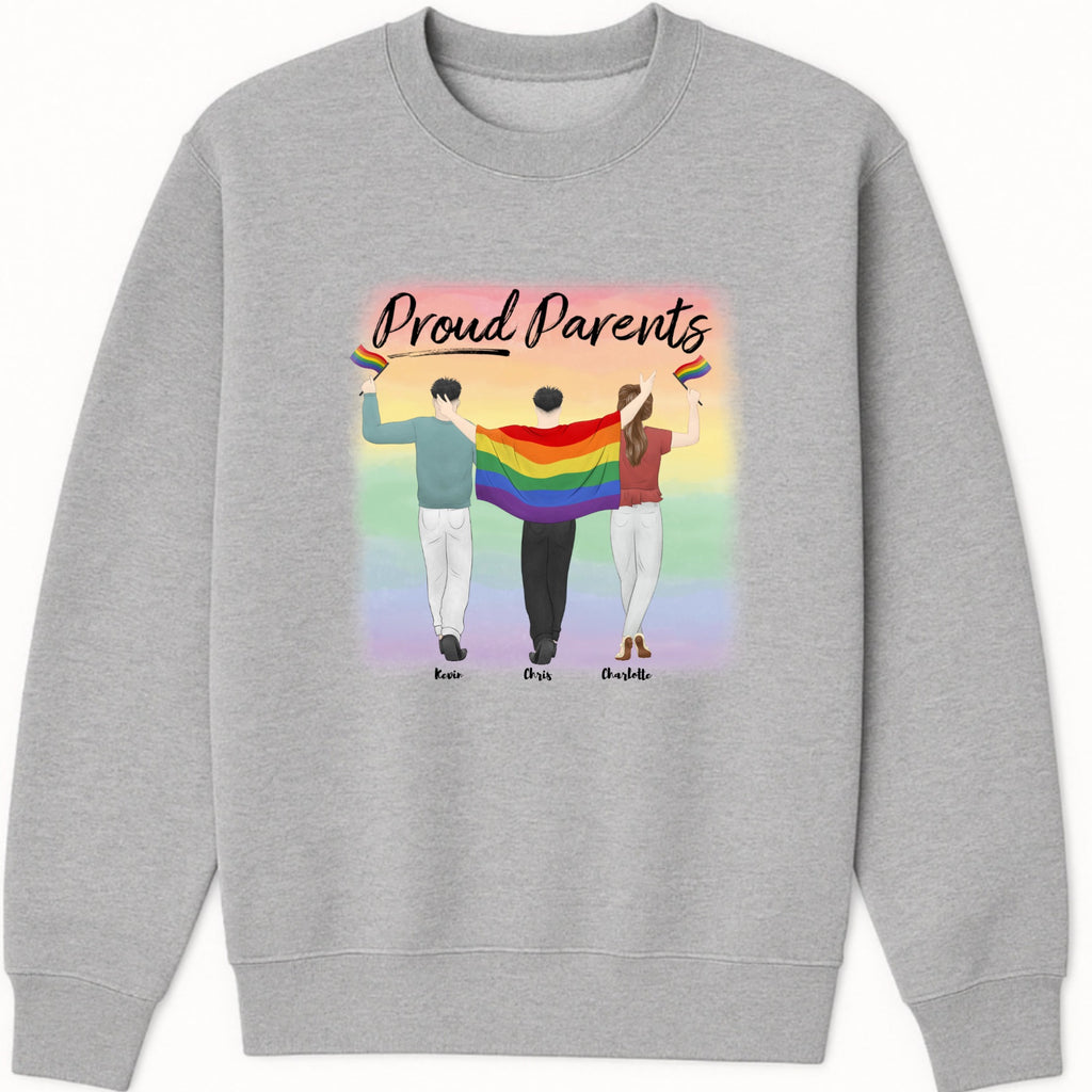 Proud Parents Sweatshirt hero product mockup