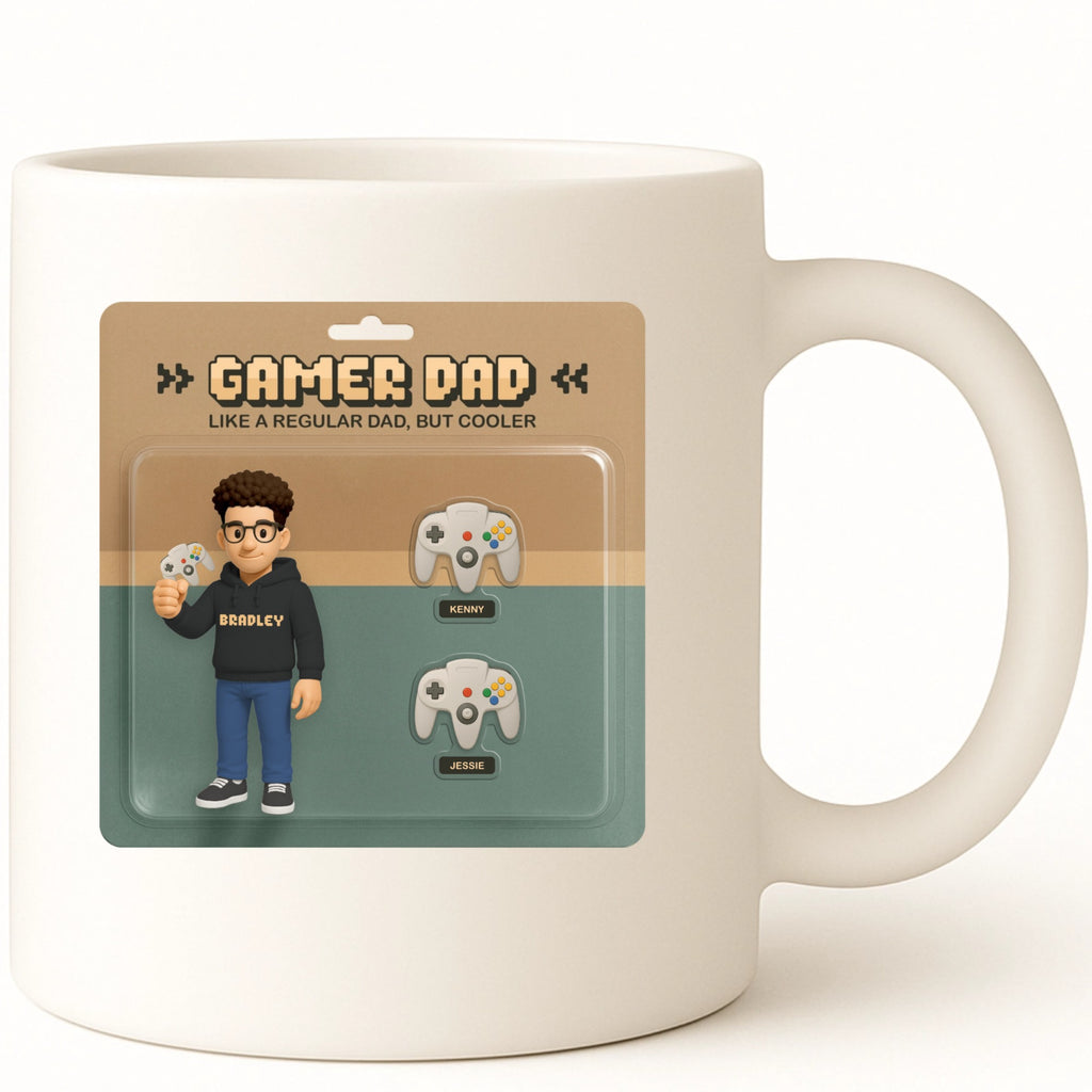 Gamer Dad Coffee Mug hero product mockup