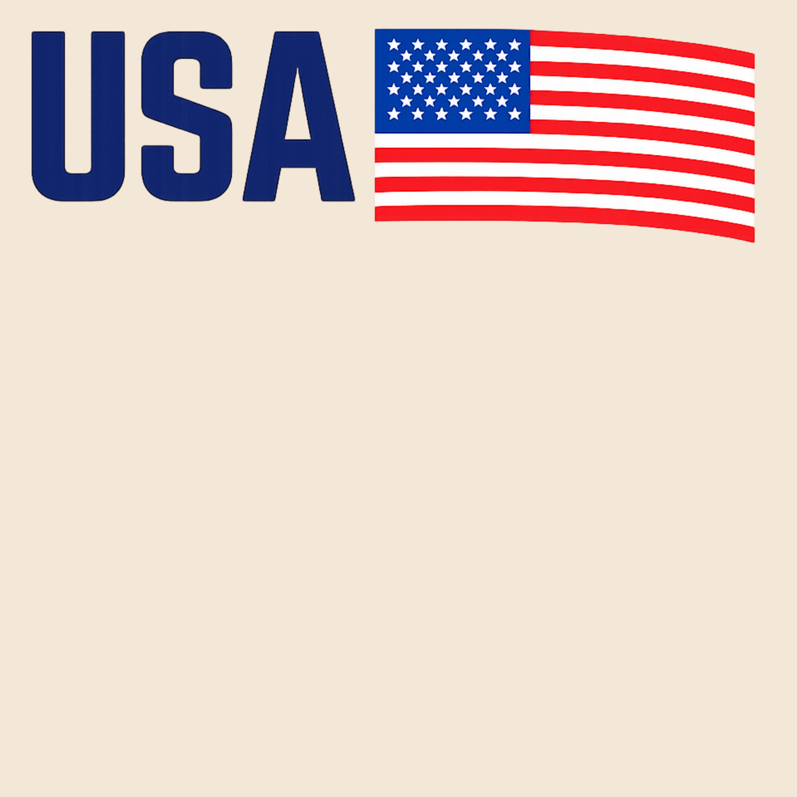 USA Youth Triblend Tee - Natural design preview