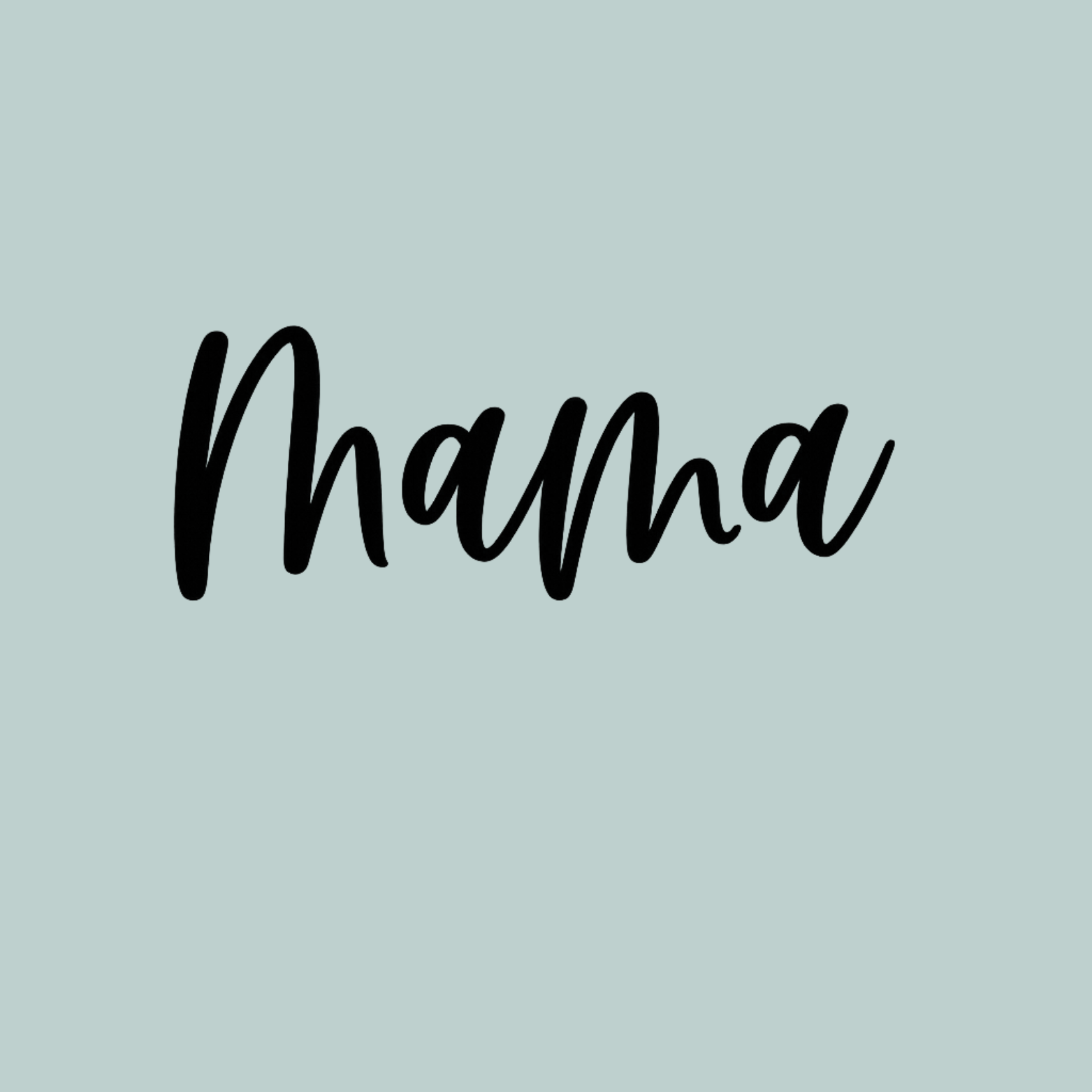 MAMA Women's Ultra-Premium Triblend T-Shirt - Mint design preview