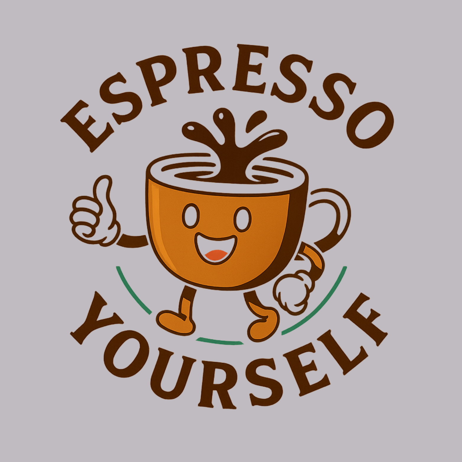 Espresso Yourself Women's Premium Racerback Tank - Heather Grey design preview