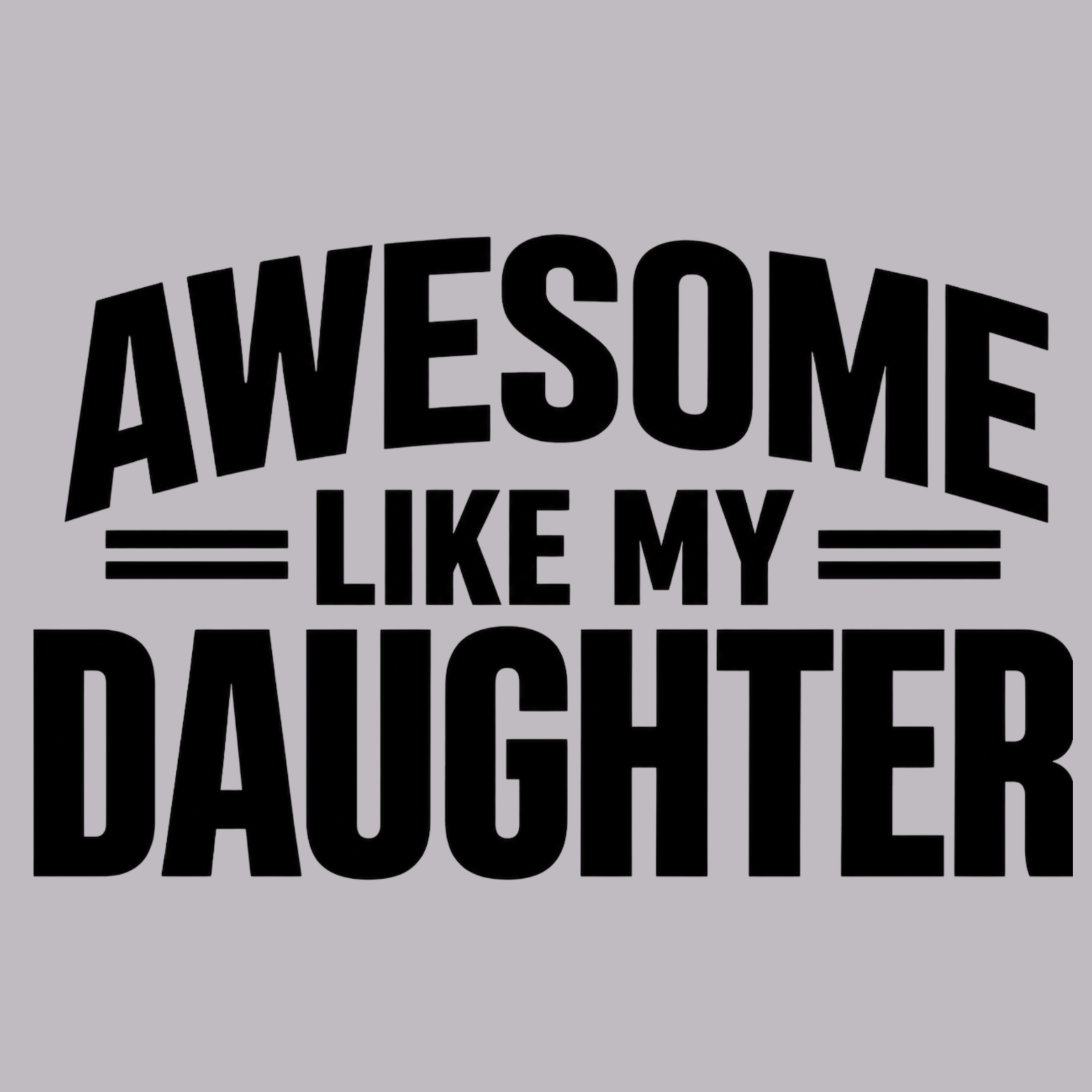 Awesome Like My Daughter Women's Racerback Tank - Heather Grey design preview