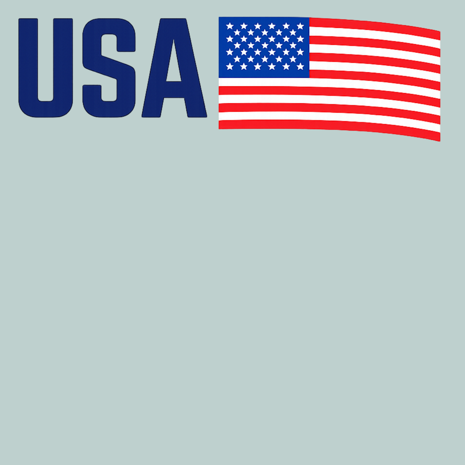 USA Women's Ultra-Premium Triblend T-Shirt - Mint design preview