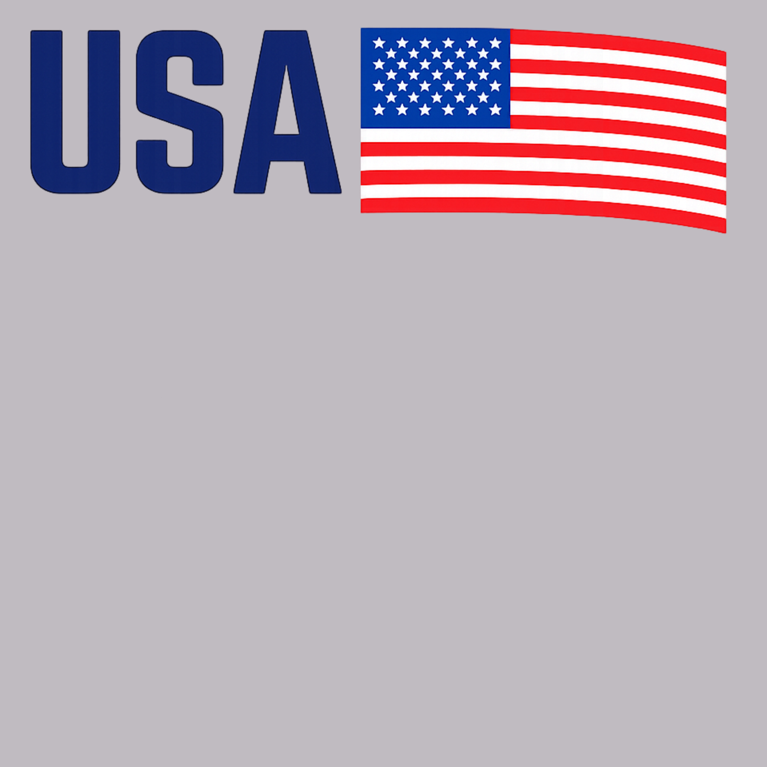 USA Women's Racerback Tank - Heather Grey design preview