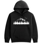 Mountain Forest Hoodie - Black