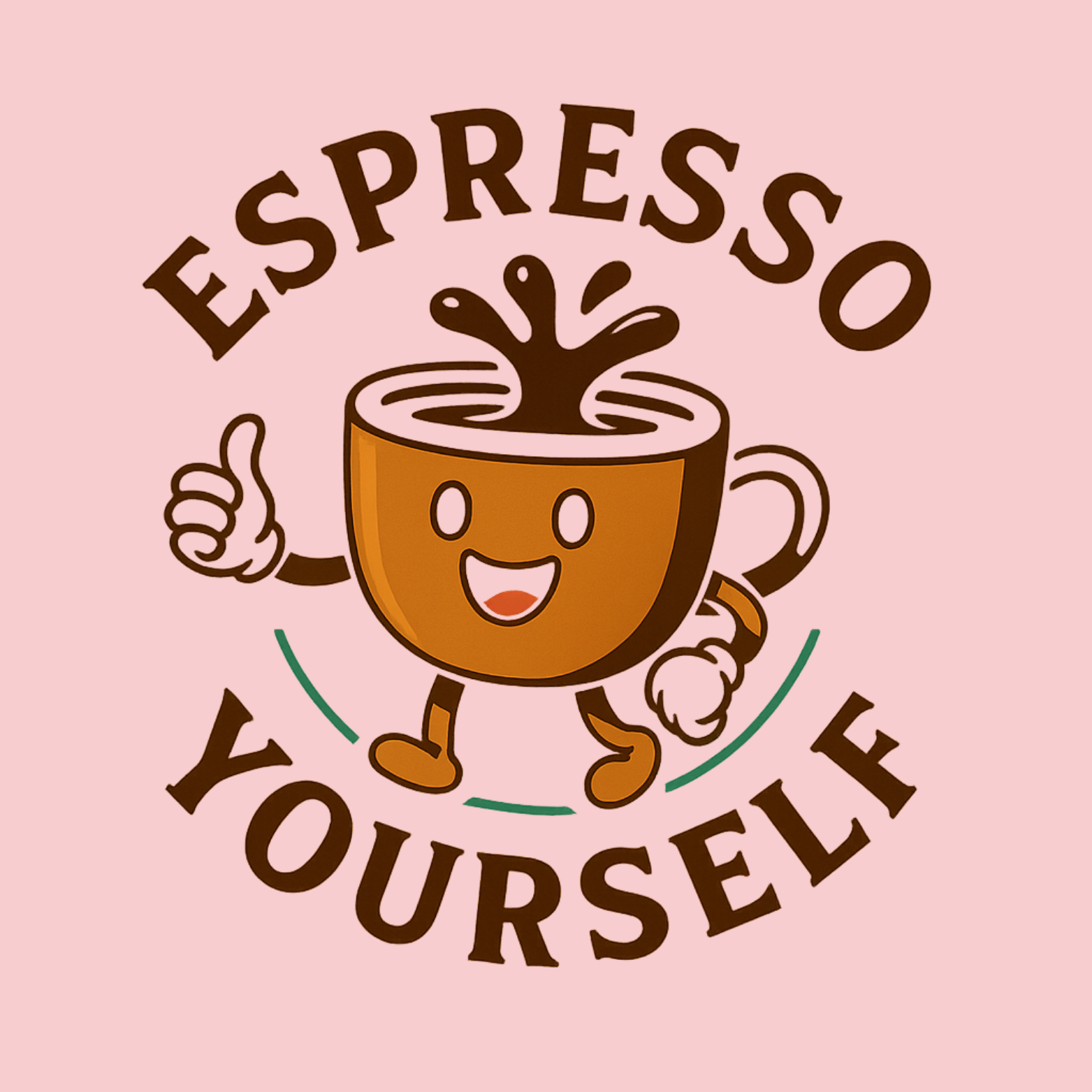 Espresso Yourself Classic T-Shirt - Light Pink design preview