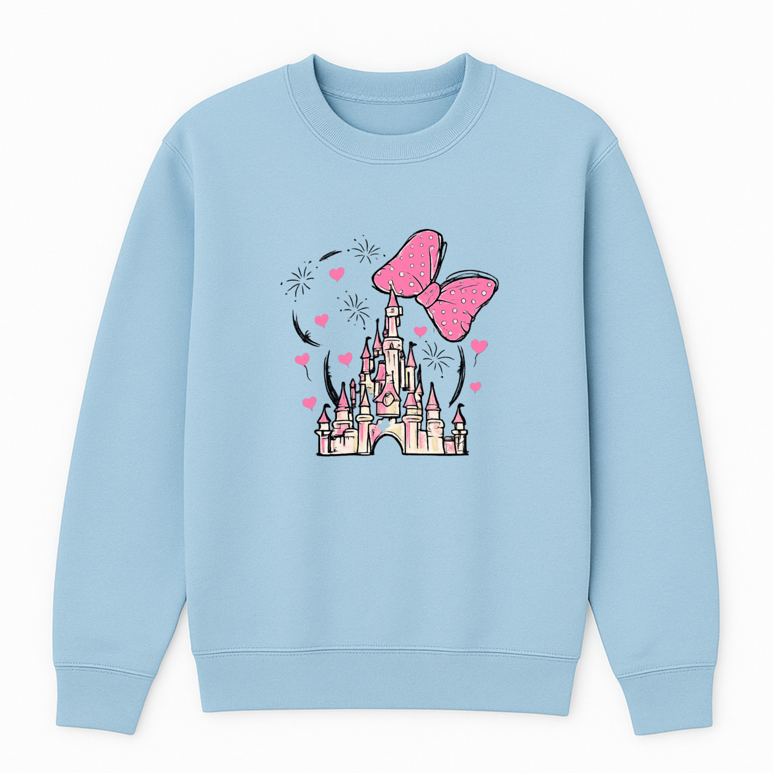 Magical Crewneck Sweatshirt - Blue mockup