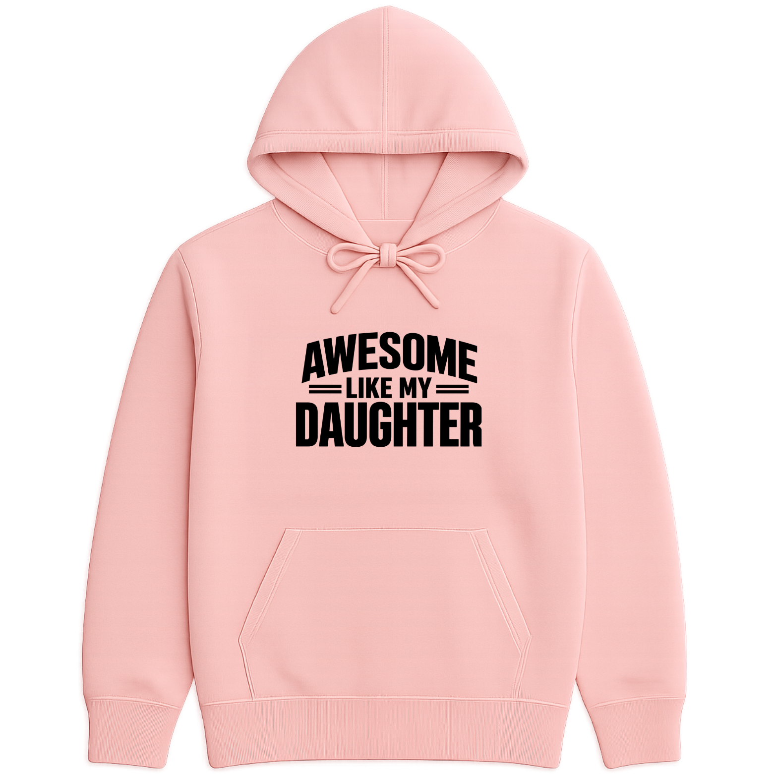 Awesome Like My Daughter Hoodie - Pink mockup