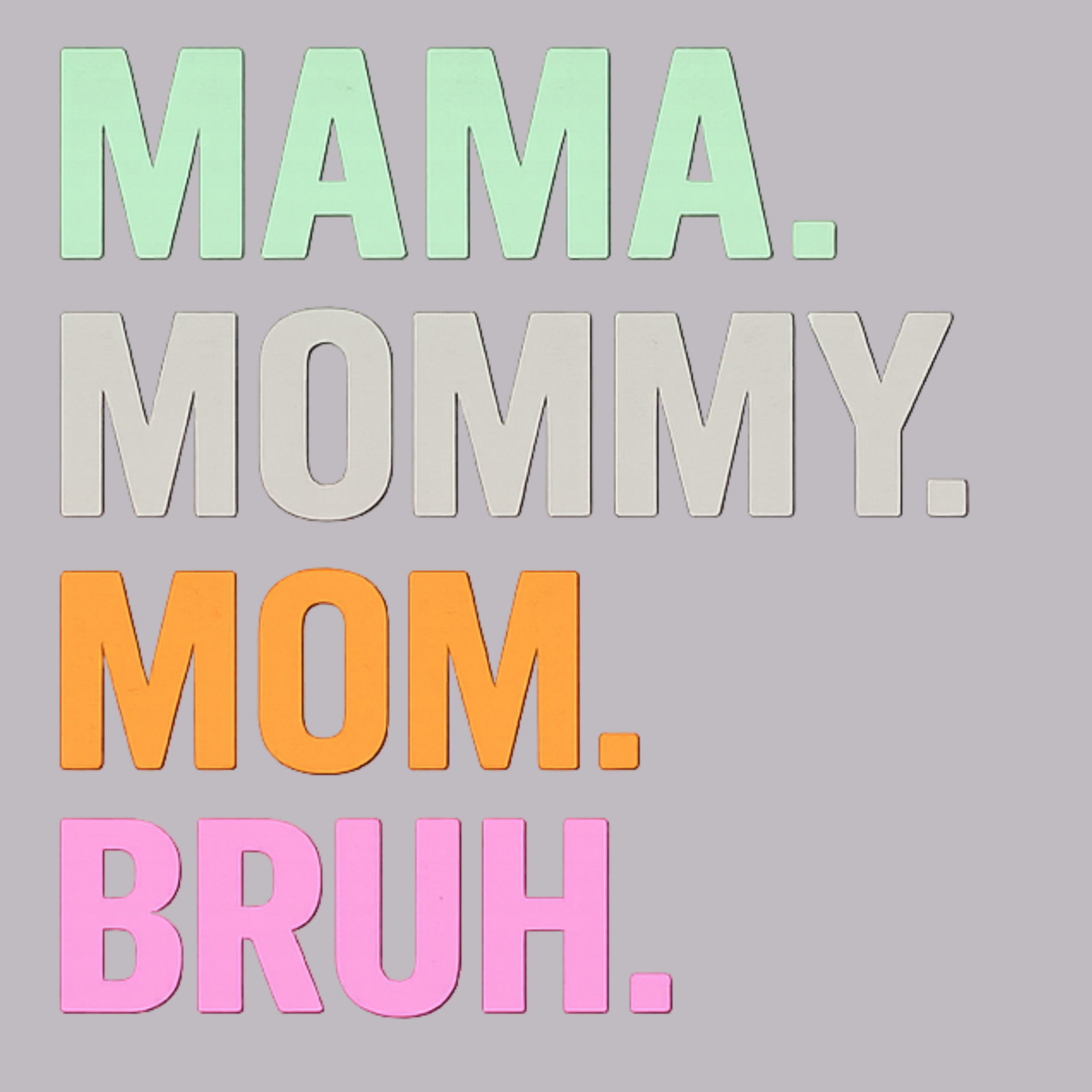 Mom Bruh Women's Racerback Tank - Heather Grey design preview