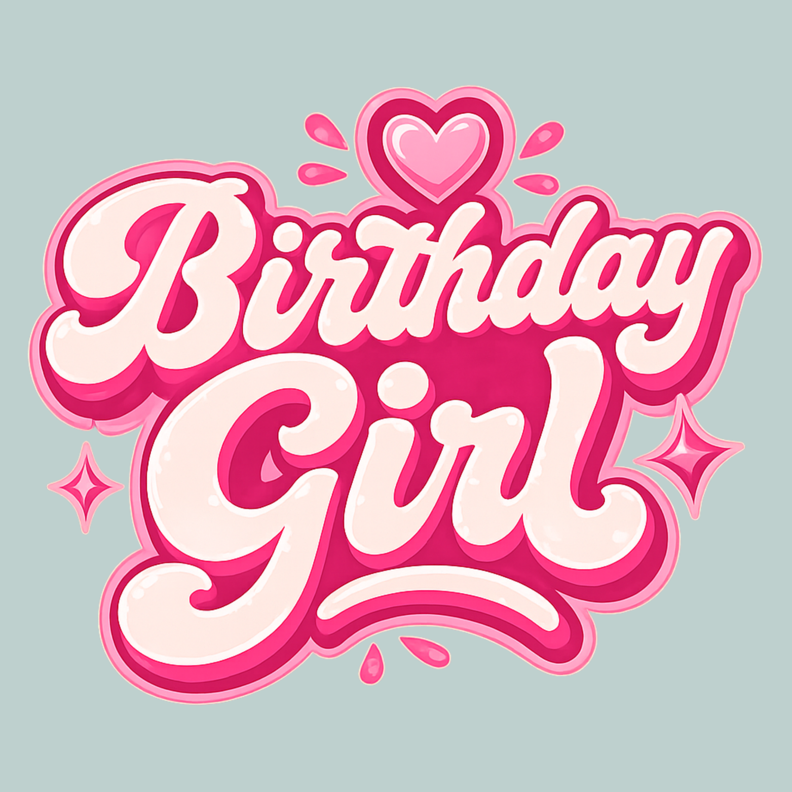 Birthday Girl Women's Ultra-Premium Triblend T-Shirt - Mint design preview