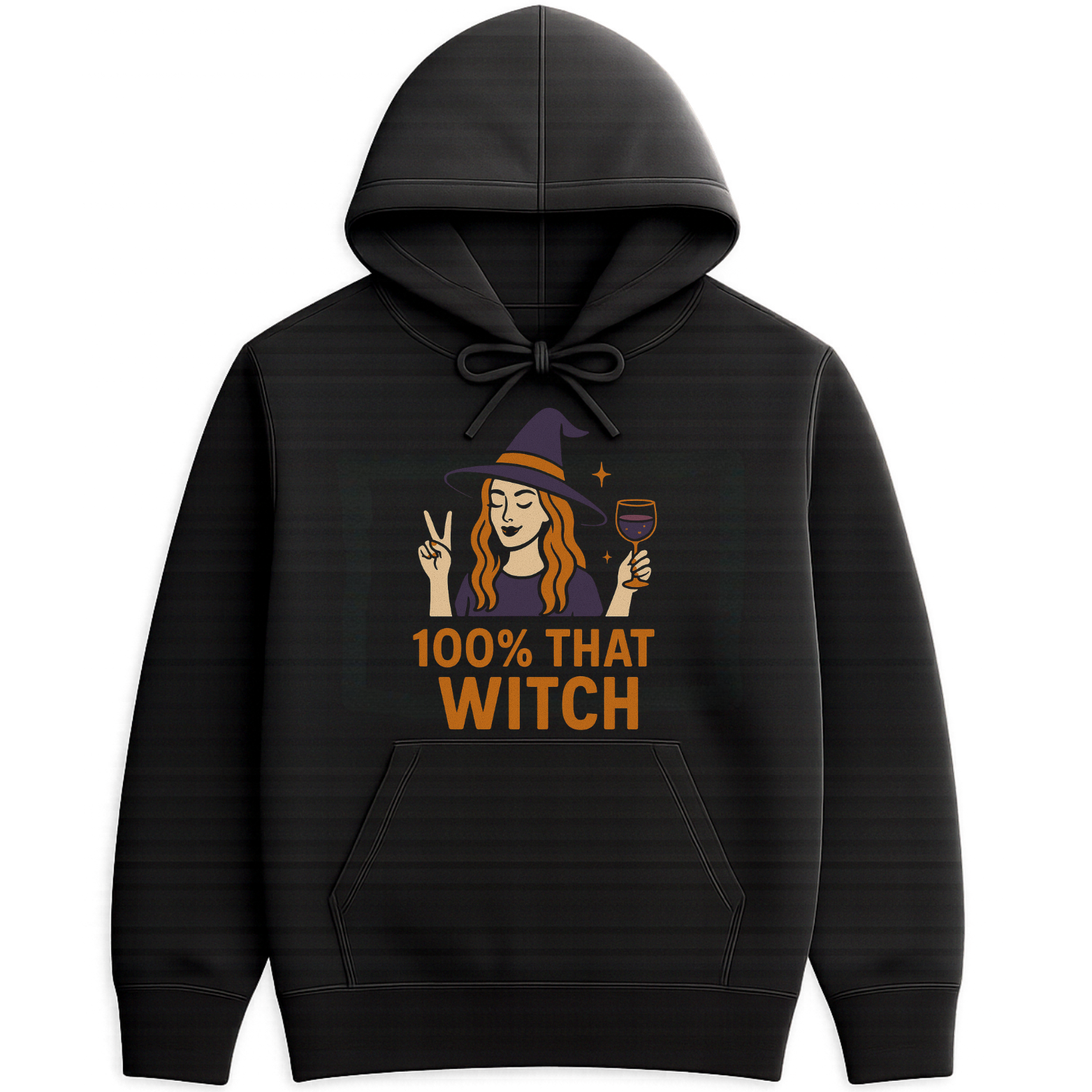100% That Witch Hoodie - Black