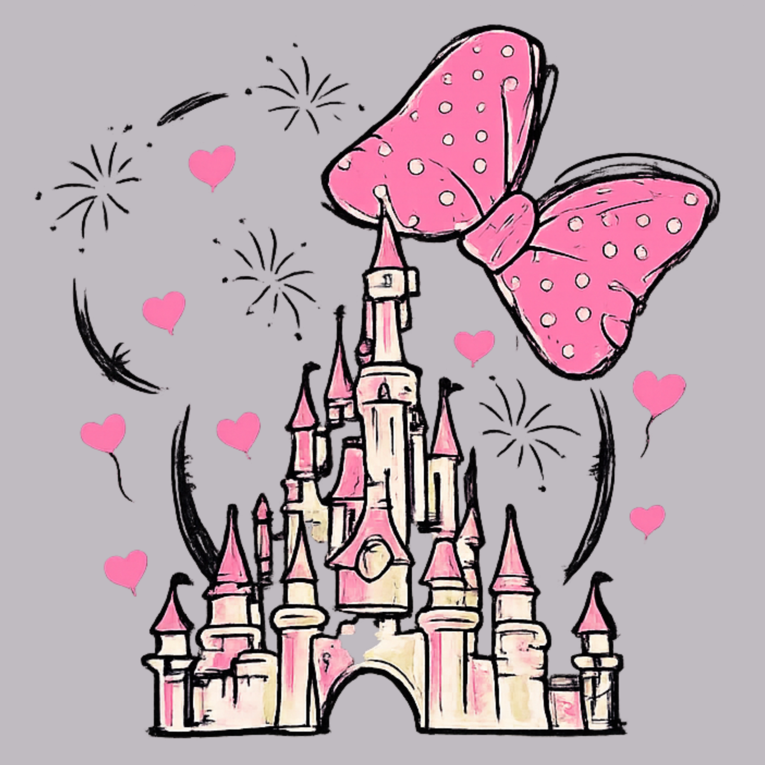 Magical Women's Racerback Tank - Heather Grey design preview
