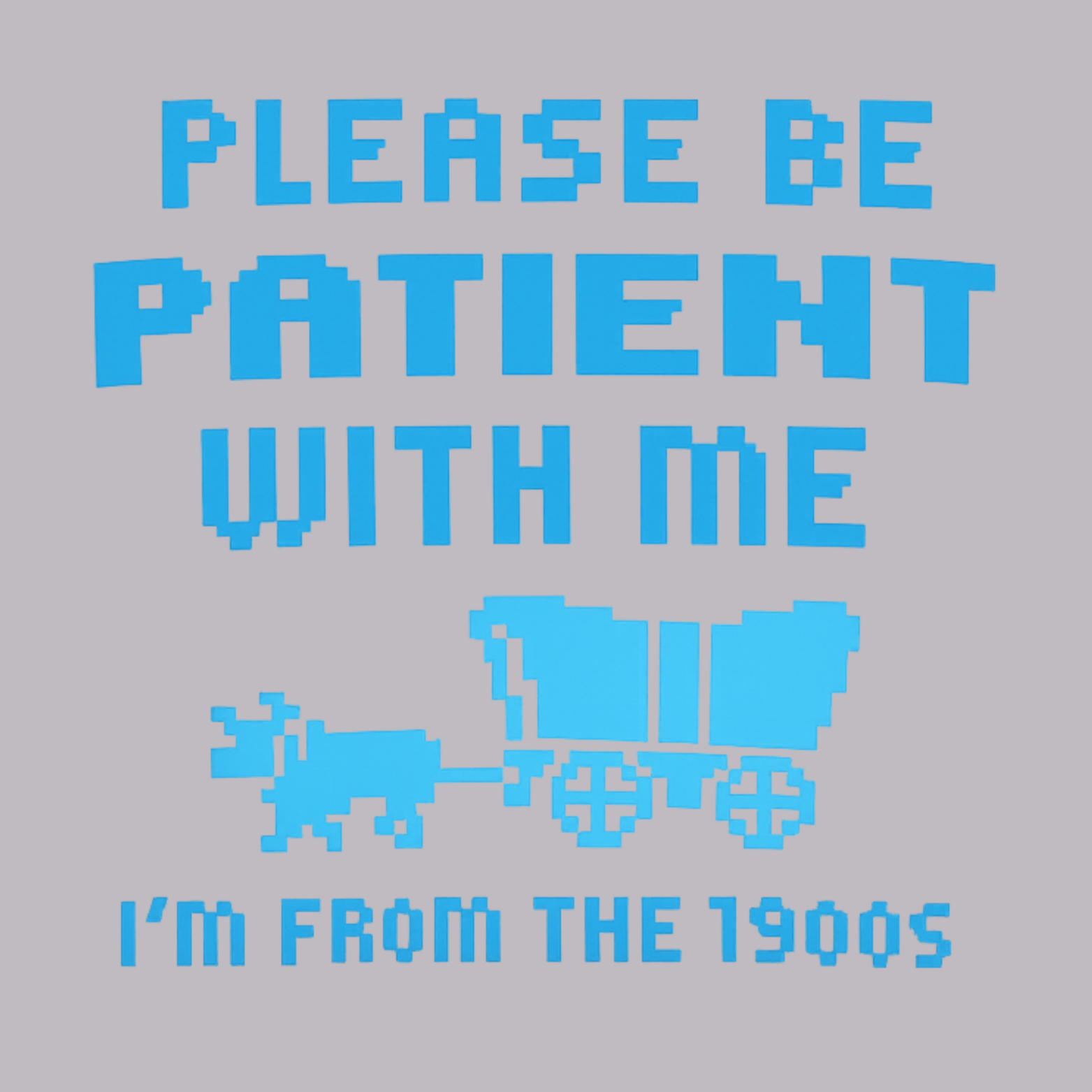 Please Be Patient I'm From The 1900s Women's Racerback Tank - Heather Grey design preview