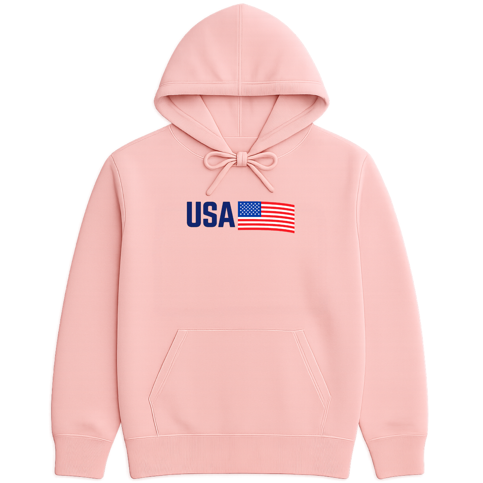 USA Hoodie - Pink mockup