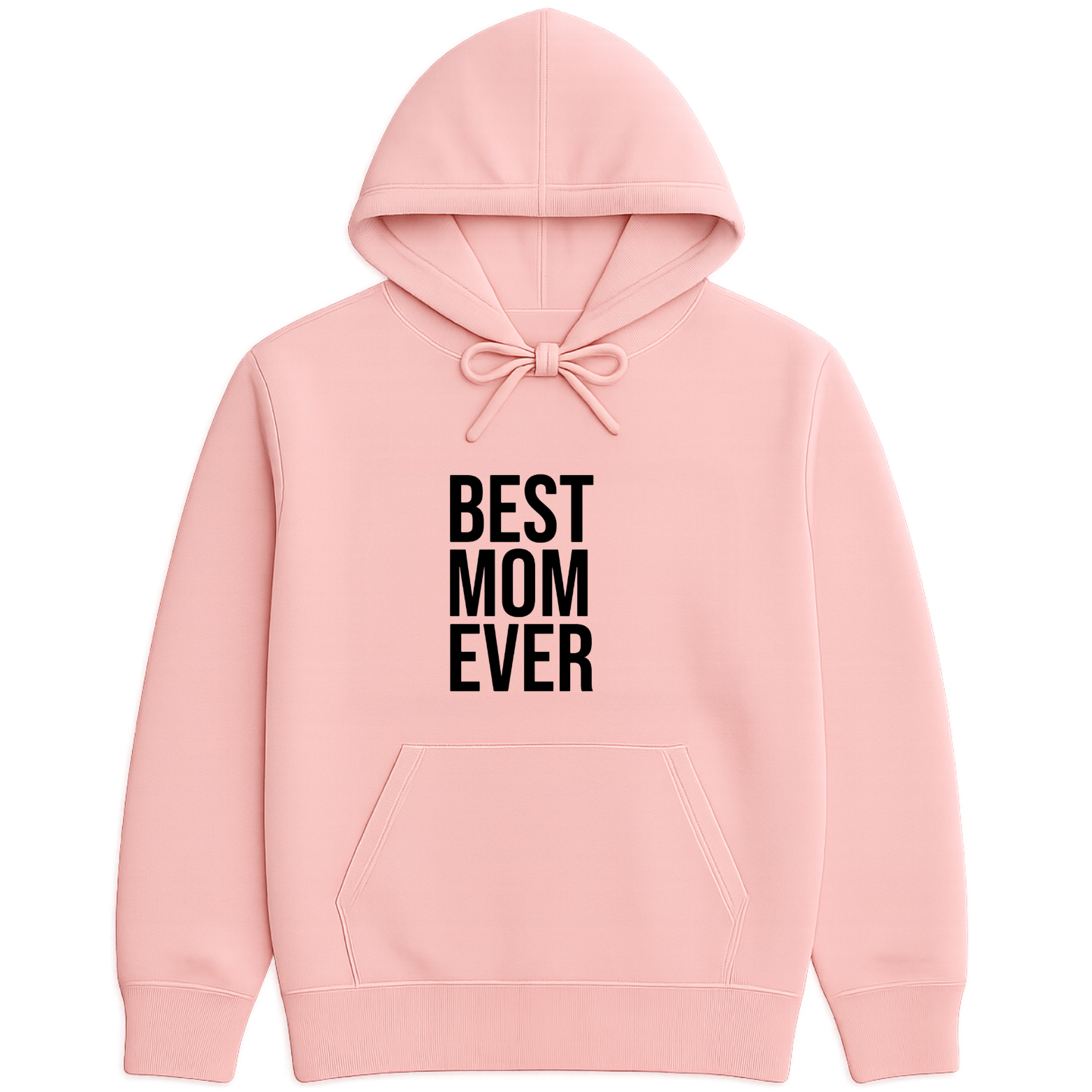 Best Mom Ever Hoodie - Pink mockup